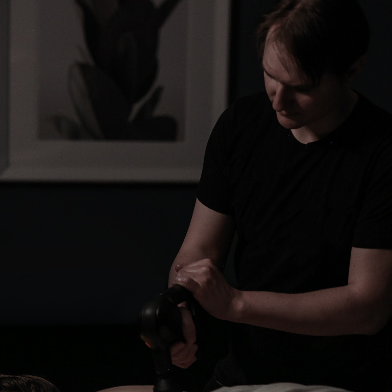 Andrew Radi, Vitality Massage Studio Owner Performing Massage Therapy Services